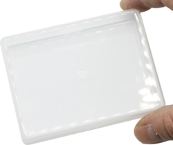 Plastová průhledná krabička - karetní formát širší