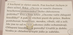 Čtecí okénko na prst