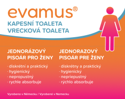 Kapesní toaleta pro ženy - Evamus - 5ks