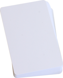 Sada bílých hracích karet, standard, 59 x 92mm, 50ks