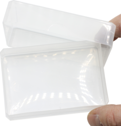 Plastová krabička průhledná- karetní formát vyšší