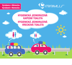 Kapesní toaleta pro děti - Minimus - 5ks