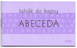Tahák s písmenky a obrázky ABECEDA Comenia Script - pro leváky
