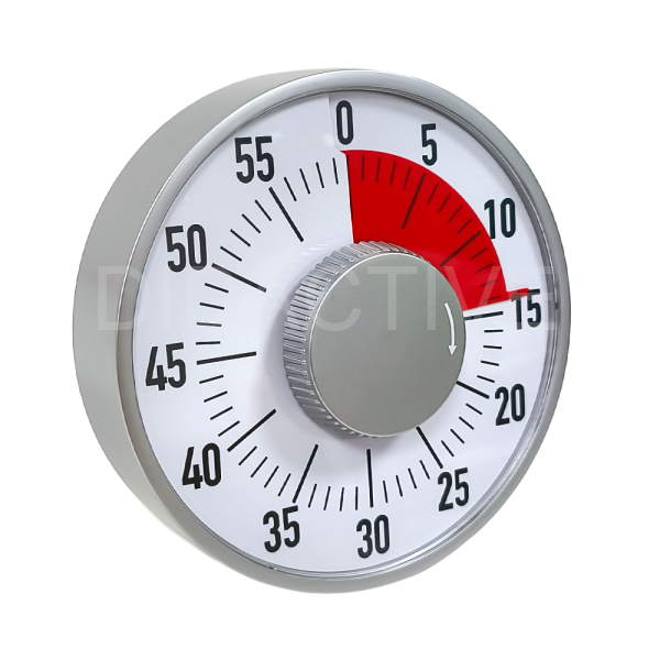 Časovač / odpočítávací hodiny velké, 16cm - mechanické