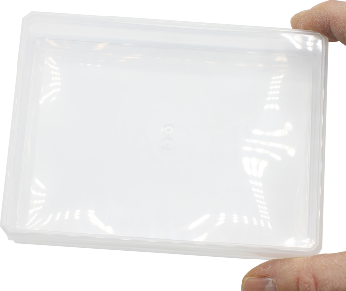 Plastová průhledná krabička - širší (dvoje karty)