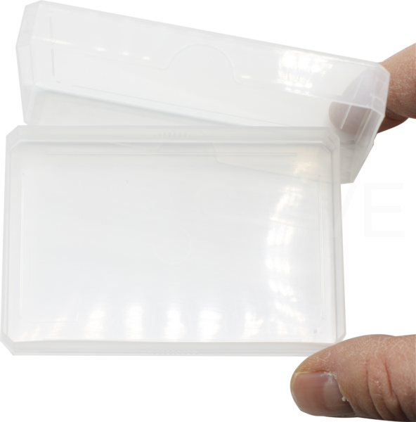 Plastová krabička průhledná- karetní formát nižší