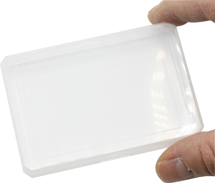 Plastová krabička průhledná- karetní formát nižší